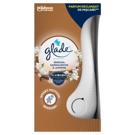 GLADE SENSE&SPRAY APARAT COLLECTION BALI SANDALWOOD&JASMINE 18ML